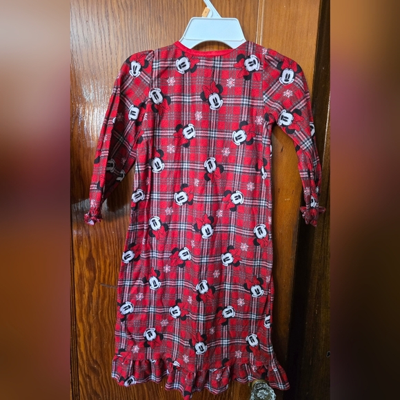 Girls Disney Minnie Mouse Christmas Nightgown Size 4 - Picture 2 of 3